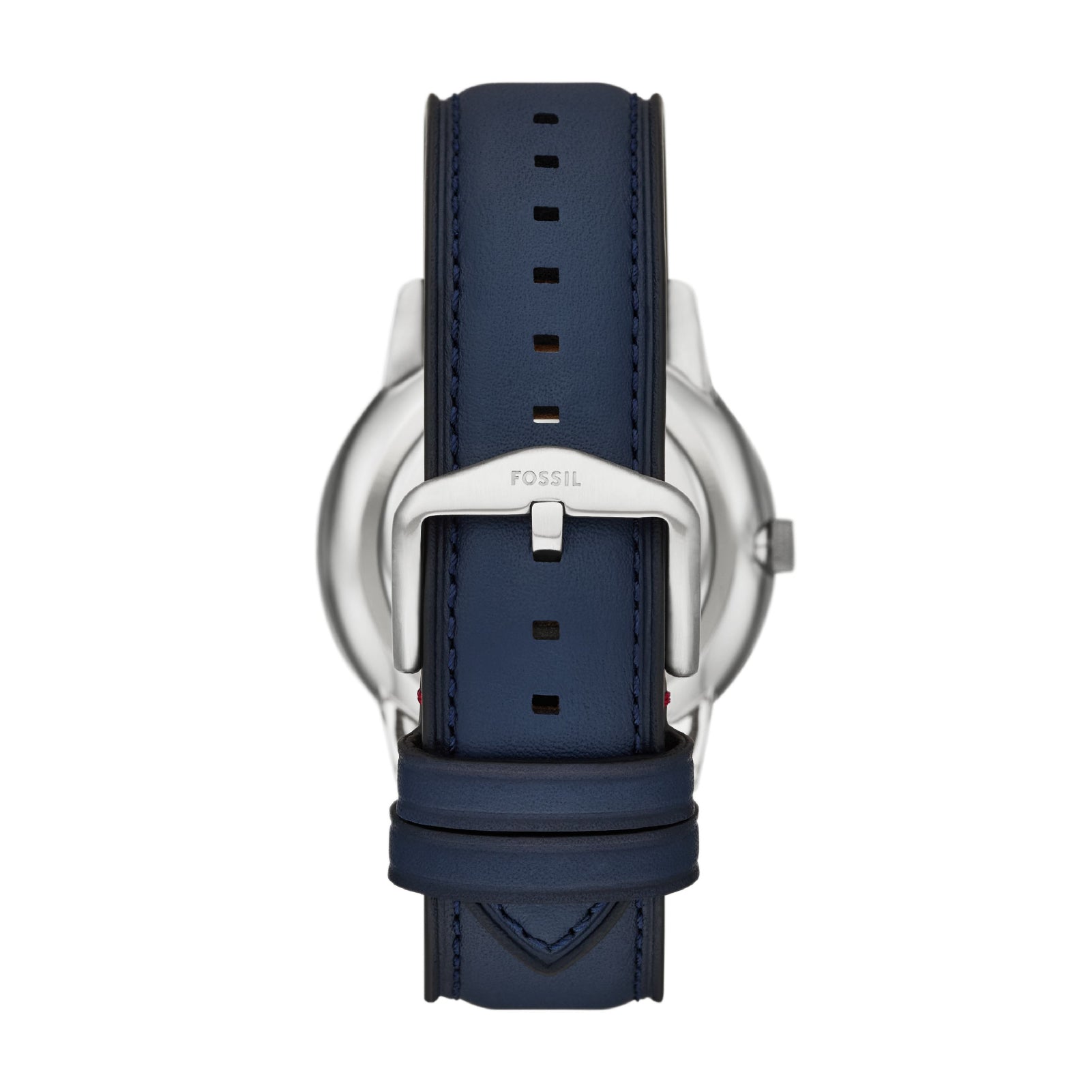 Orologio da uomo Fossil SUPERMAN in acciao e pelle blu MISURA UNICA