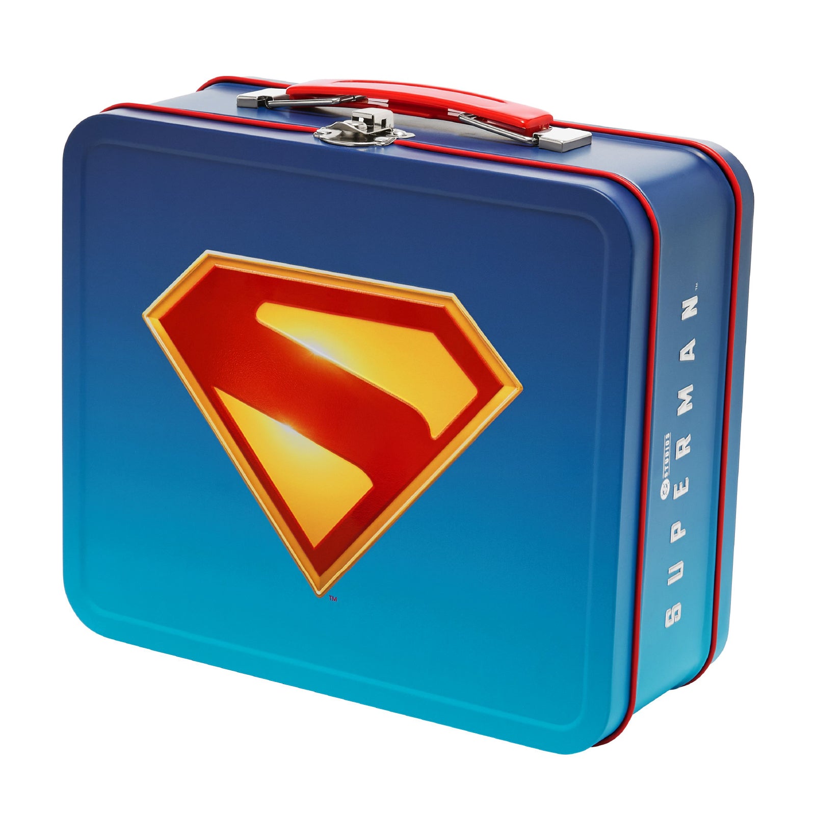 Orologio da uomo Fossil SUPERMAN in acciao e pelle blu MISURA UNICA