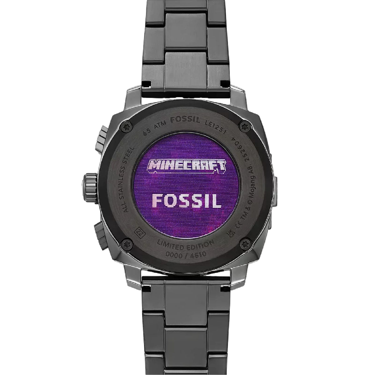 Orologio cronografo Minecraft Fossil The Nether ed. limitata MISURA UNICA