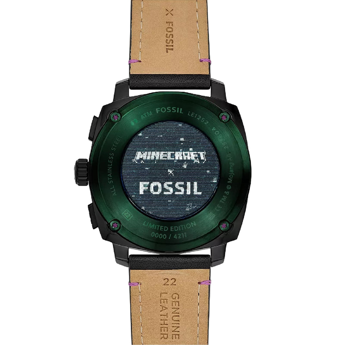 Orologio cronografo Minecraft Fossil The End ed. limitata MISURA UNICA