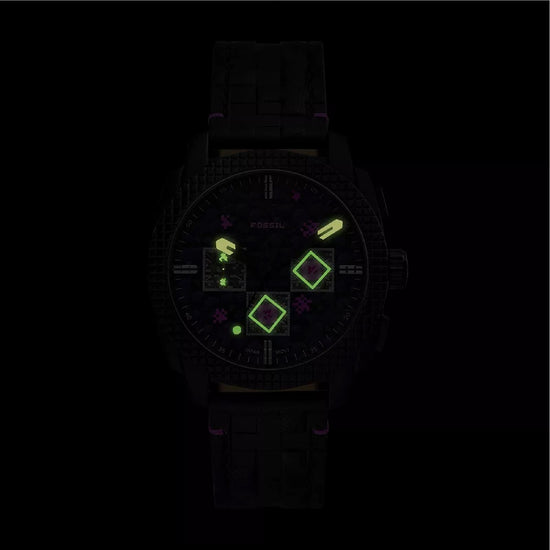 Orologio cronografo Minecraft Fossil The End ed. limitata MISURA UNICA