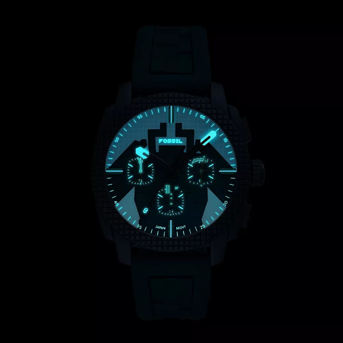 Orologio cronografo Minecraft Fossil Dungeons II ed. limitata MISURA UNICA