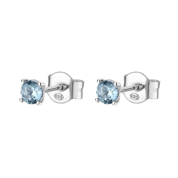 Orecchini punto luce Brosway Francy donna argento con zirconi azzurri FCL39-1