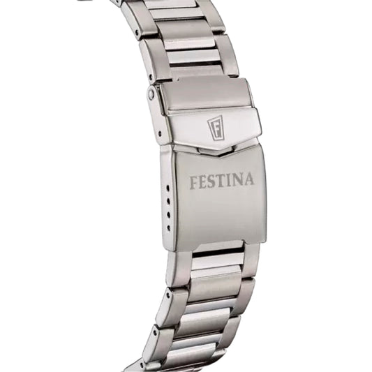 Orologio al quarzo Festina in titanio blu e grigio da uomo FE.F20698