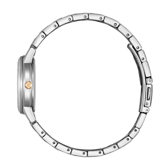 Orologio solo tempo donna Citizen Lady in acciaio oro con quadrante avorio 29,4 mm FE1244-72A-3