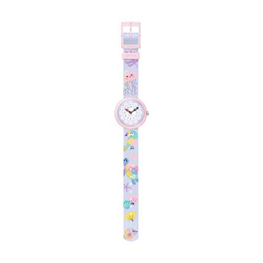 Orologio bimbi Flik Flak in plastica e cinturino con animaletti