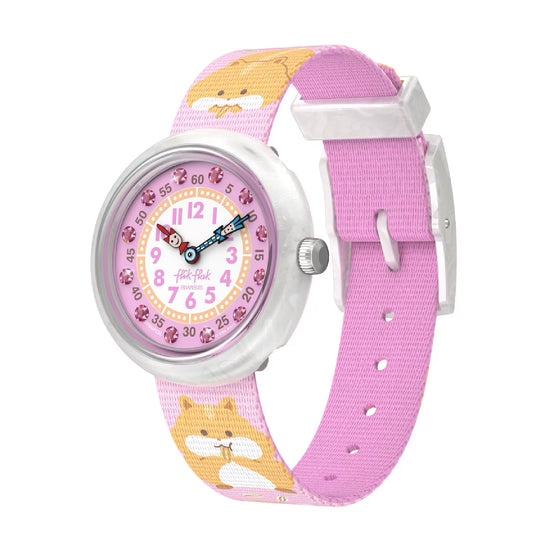 Orologio bimbi Flik Flak in plastica e cinturino con cricetini
