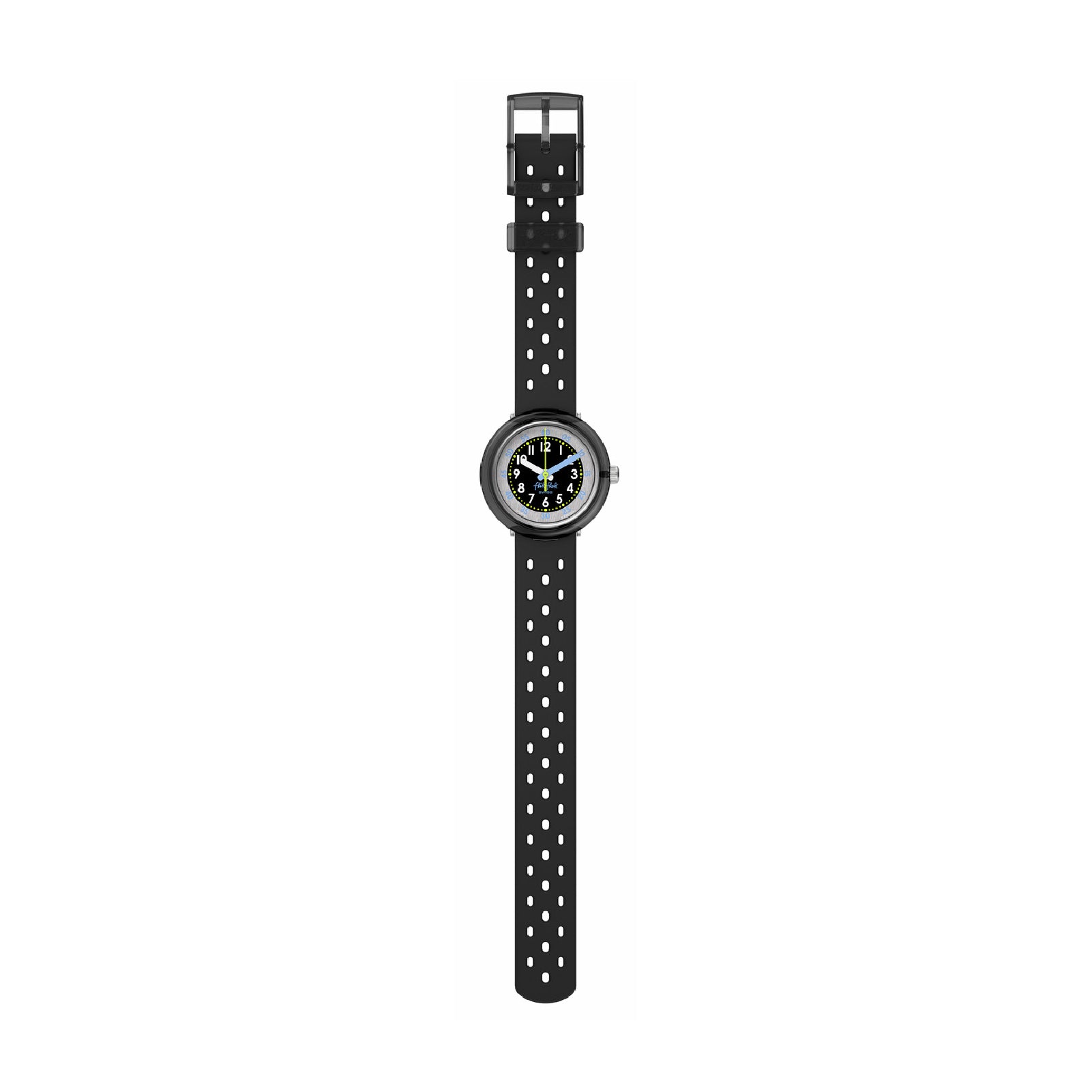 orologio solo tempo bambino Flik Flak FIZZ IN BLACK Nero MISURA UNICA