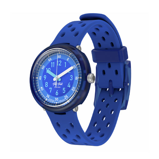 orologio solo tempo bambino Flik Flak FIZZ IN BLUE blu MISURA UNICA
