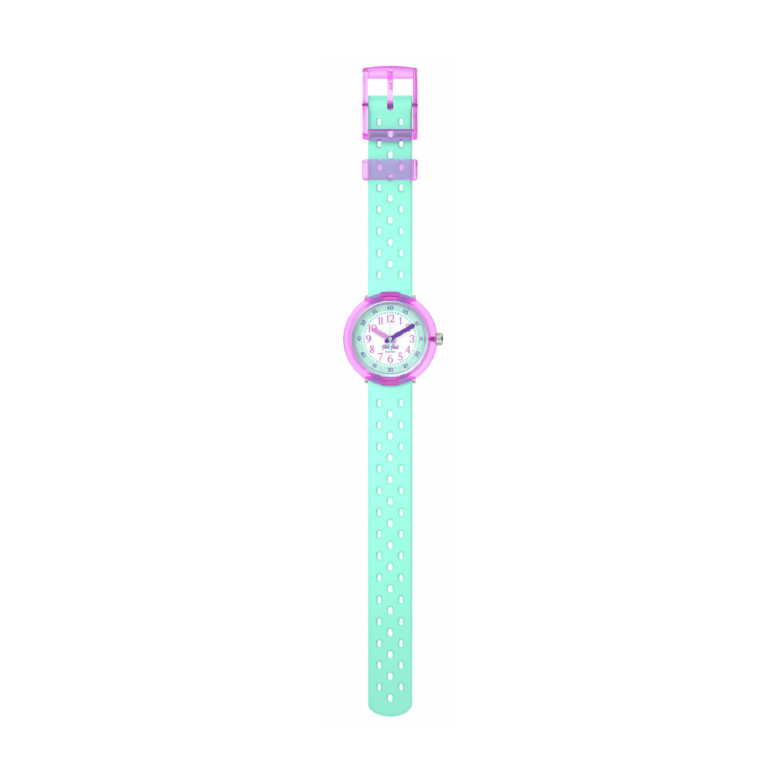 Orologio solo tempo bambini Flik Flak FIZZ IN MINT azzurro MISURA UNICA