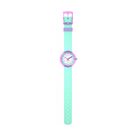 Orologio solo tempo bambini Flik Flak FIZZ IN MINT azzurro MISURA UNICA