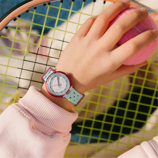 Orologio solo tempo bambini Flik Flak FIZZ IN MINT azzurro MISURA UNICA