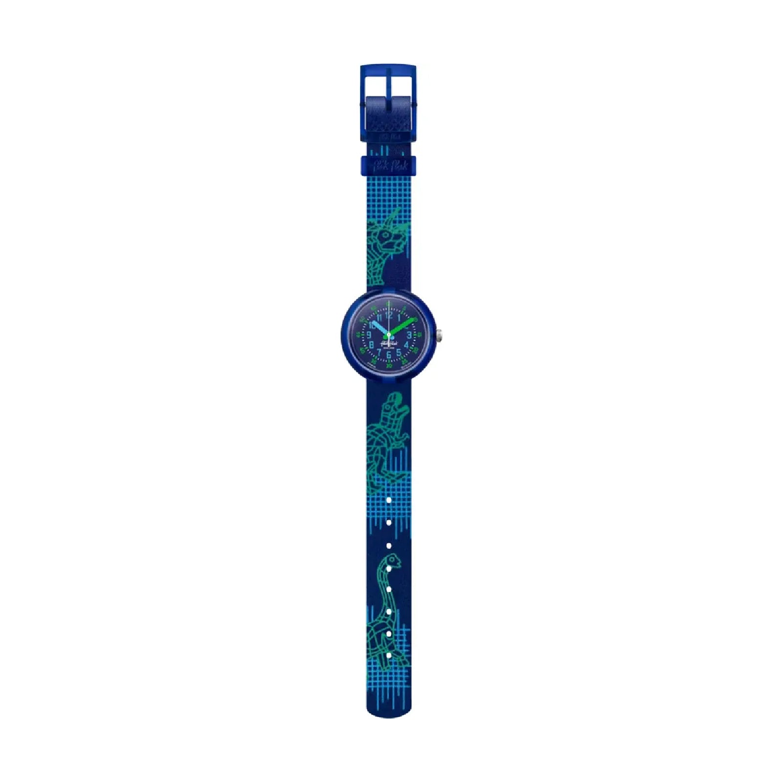orologio solo tempo bambino Flik Flak CYBEROZAURUS blu MISURA UNICA
