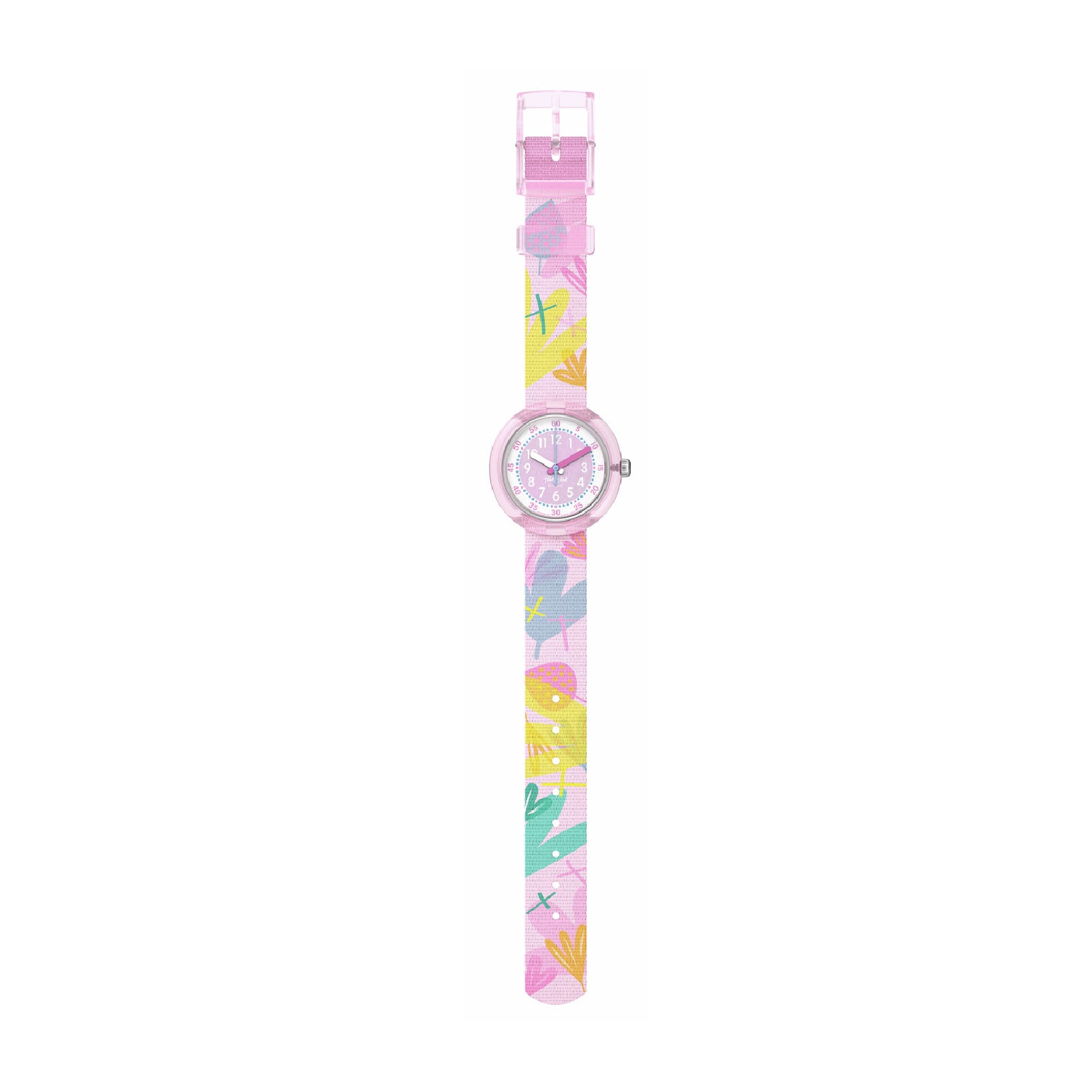 Orologio solo tempo bambina Flik Flak Flower Fields rosa chiaro MISURA UNICA