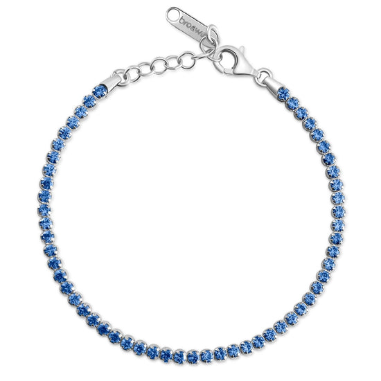 Bracciale tennis Brosway Francy donna in argento con zirconi sapphire FFB105-1