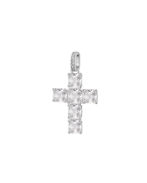 Charm della collezione Brosway Fancy da donna in argento 925‰ a forma di croce con zirconi bianchi FIW21
