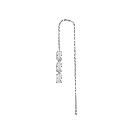 Orecchino pendente Brosway Fancy donna in argento e zirconi bianchi FIW24-1