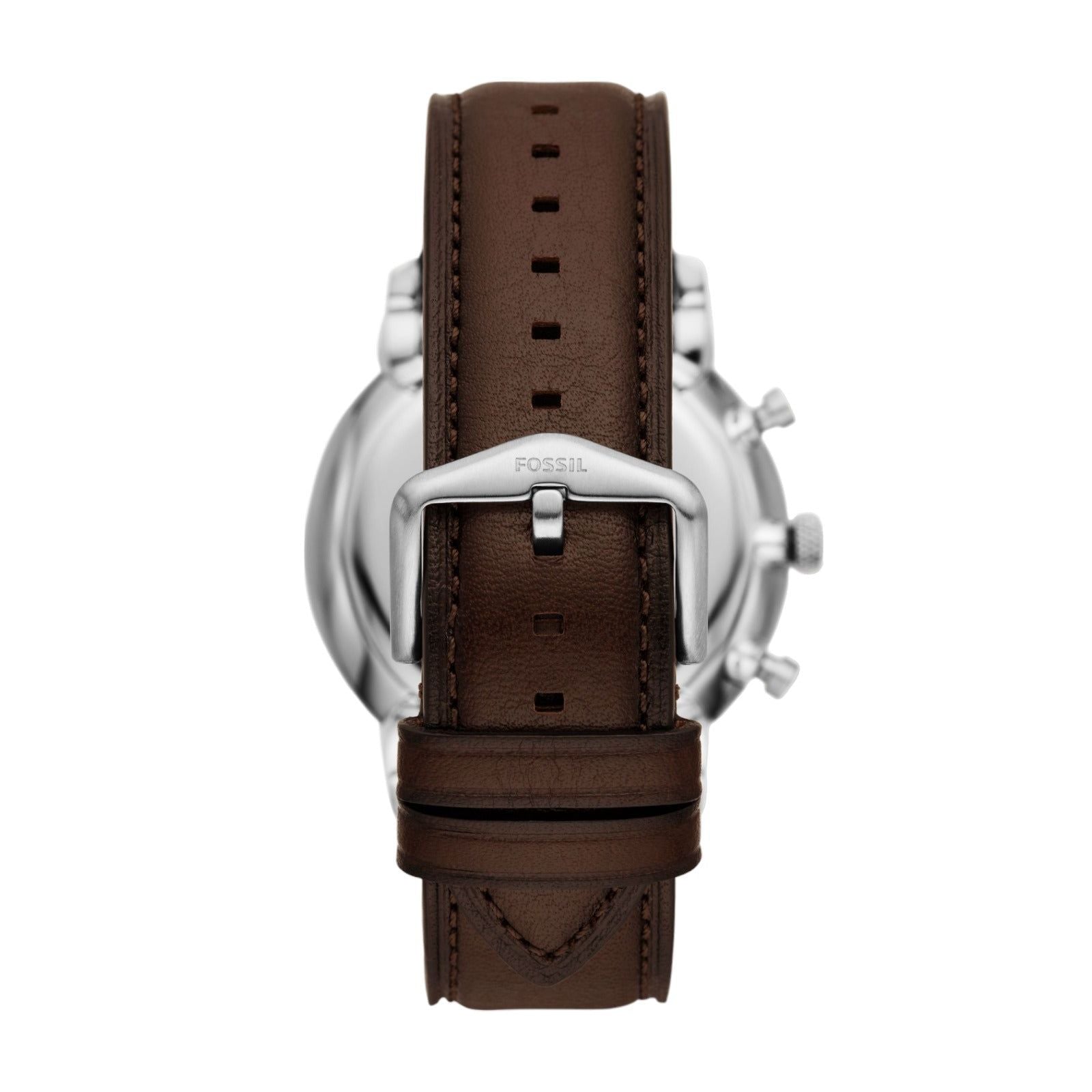 Cofanetto Fossil Neutra uomo con orologio cronografo in acciaio e bracciale in pelle FS6018SET-4
