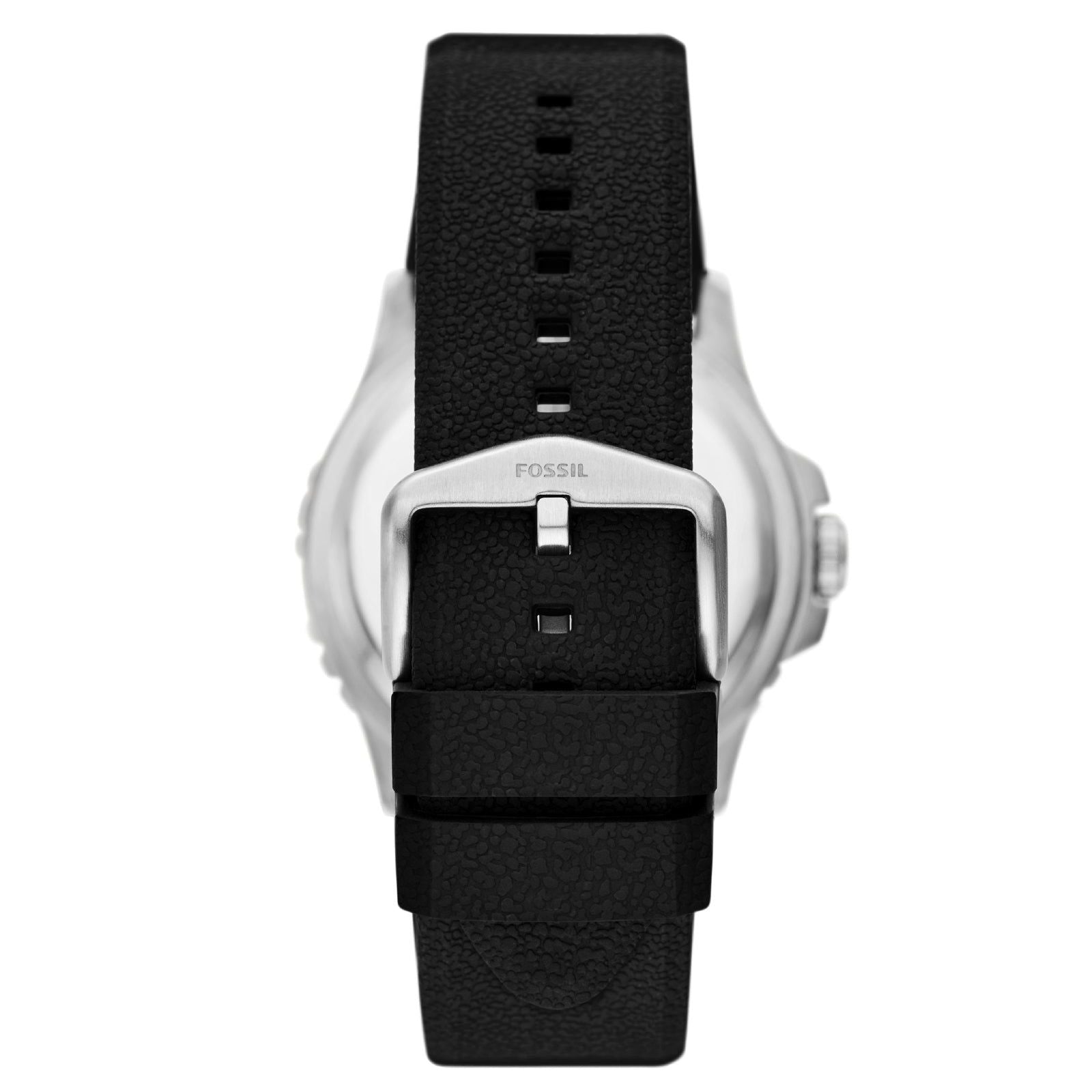 Orologio uomo Fossil Blue cassa in acciaio cinturino nero 46 mm FS6049-2
