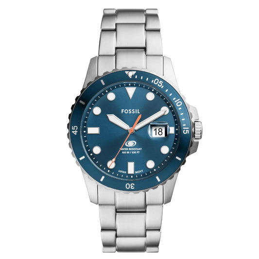 Orologio uomo Fossil Blue cassa in acciaio quadrante blu 42 mm FS6050-1