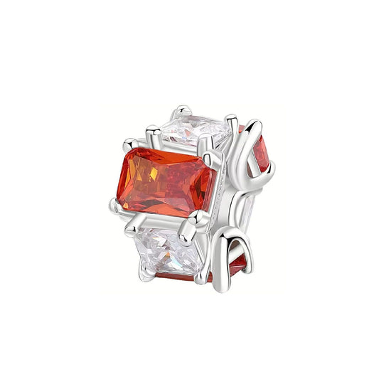 Charm Brosway Fancy da donna in argento con zirconi bianchi e arancioni FVO01-1