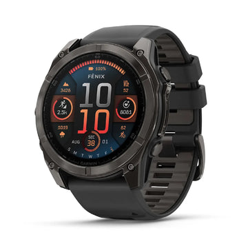 Smartwatch Garmin in acciaio con cinturino in silicone black MISURA UNICA