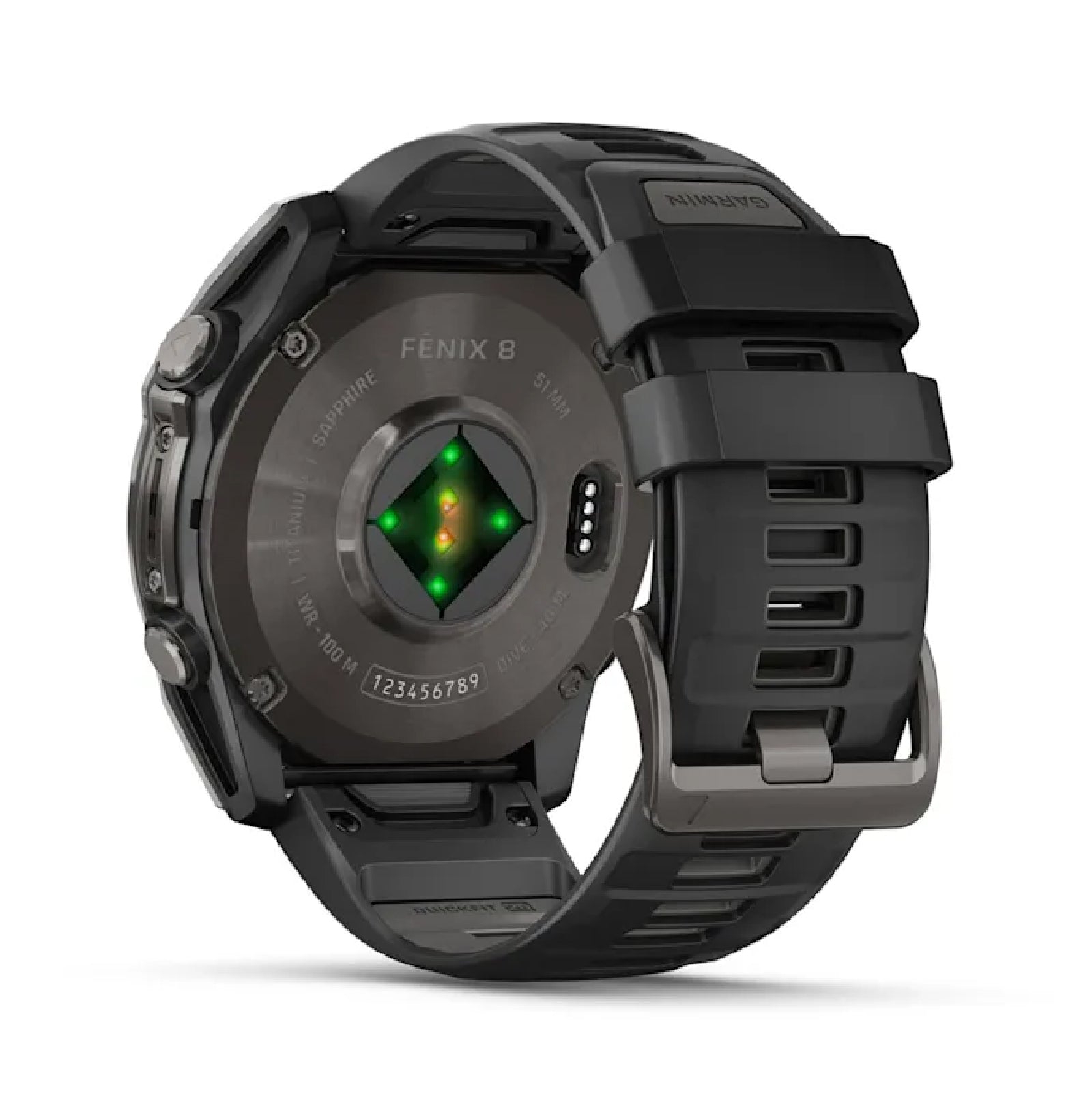 Smartwatch Garmin in acciaio con cinturino in silicone black MISURA UNICA