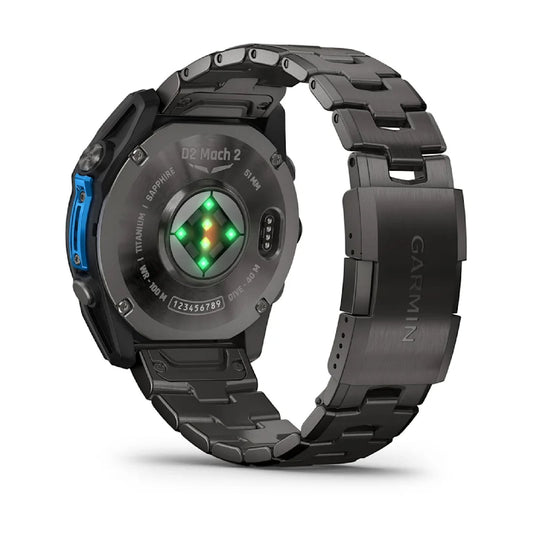 Smartwatch Garmin realizzato in titanio colore carbon grey MISURA UNICA