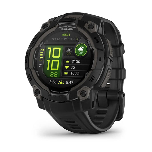 Smartwatch Garmin Instinct cassa e cinturino silicone nero MISURA UNICA