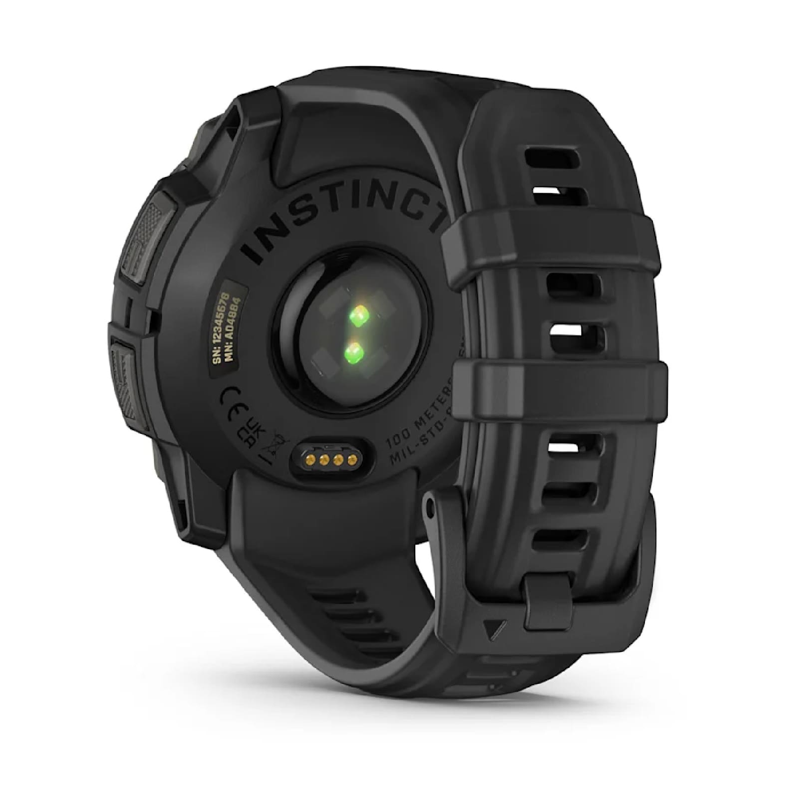 Smartwatch Garmin Instinct cassa e cinturino silicone nero MISURA UNICA
