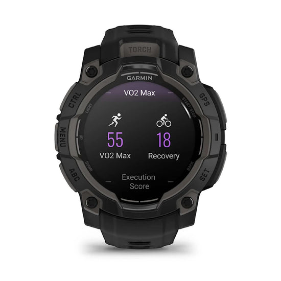 Smartwatch Garmin Instinct cassa e cinturino silicone nero MISURA UNICA