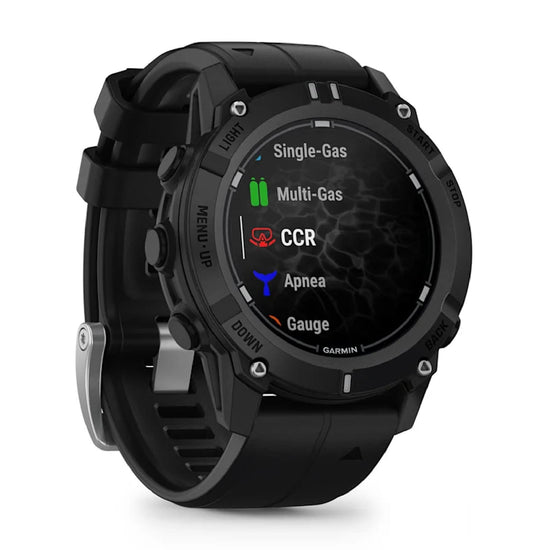 Smartwatch Garmin Descent cassa e cinturino silicone nero MISURA UNICA