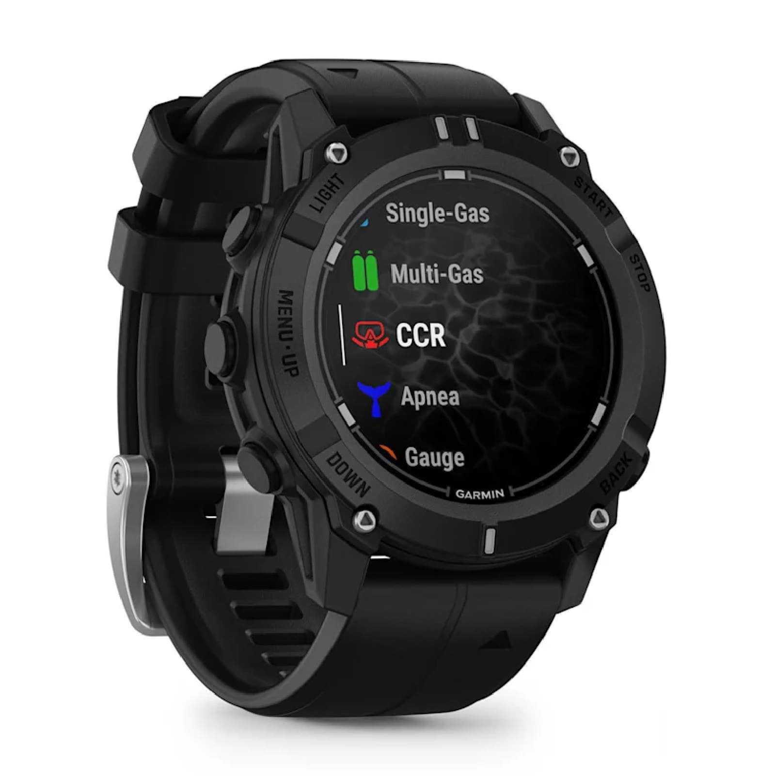 Smartwatch Garmin Descent cassa e cinturino silicone nero MISURA UNICA