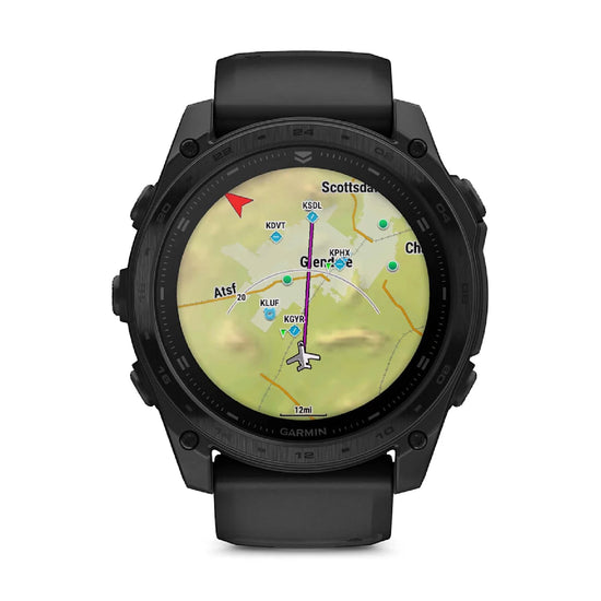 Smartwatch Garmin Tactix cassa e cinturino nylon nero MISURA UNICA