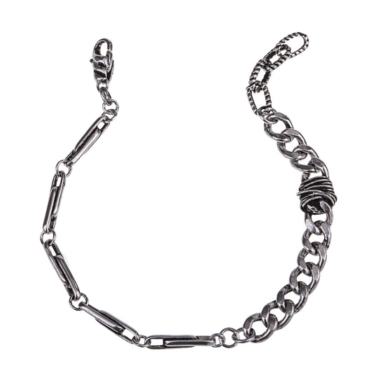 Bracciale da uomo della collezione Giacomo Burroni argento Regolabile 19-21 cm