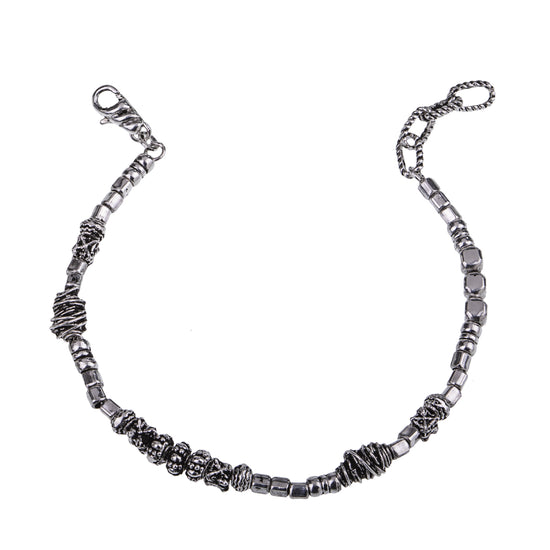 Bracciale da uomo collezione Giacomo Burroni argento 925 Regolabile 19-21 cm