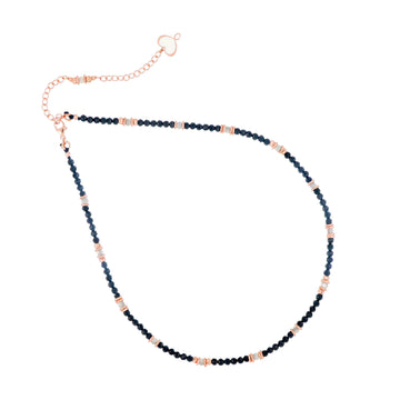 Collana donna Maman et Sophie Mia Africa argento rosé spinelli e madreperla GCISF2SPMP