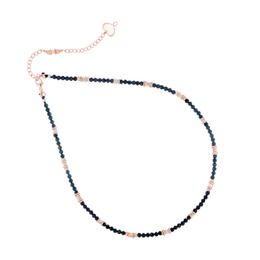 Collana donna Maman et Sophie Mia Africa argento rosé spinelli e madreperla GCISF2SPMP