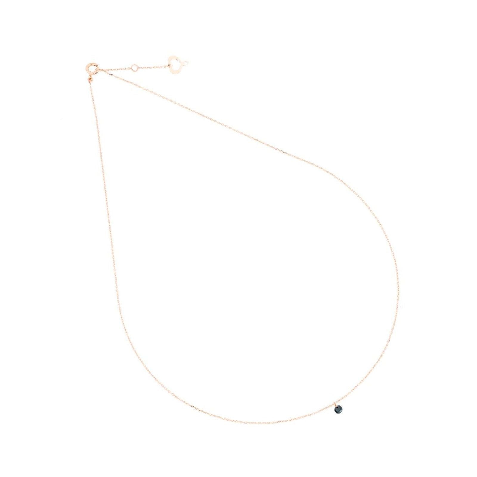 Collana Maman et Sophie Aurum Diamante Nudo Nero da donna GCNUD05N-1