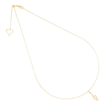 Collana donna Maman et Sophie Violino d'oro argento dorato chiave violino GHVIO1CHGI-1