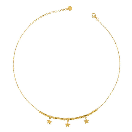 Collana donna Rue Des Mille I Sogni Son Desideri argento dorato con stella GR-002-STE-AU-1