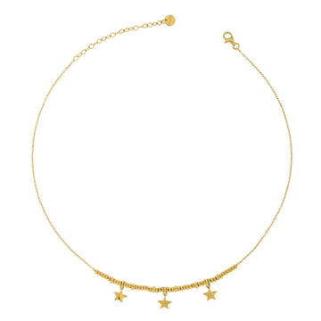 Collana donna Rue Des Mille I Sogni Son Desideri argento dorato con stella GR-002-STE-AU-1
