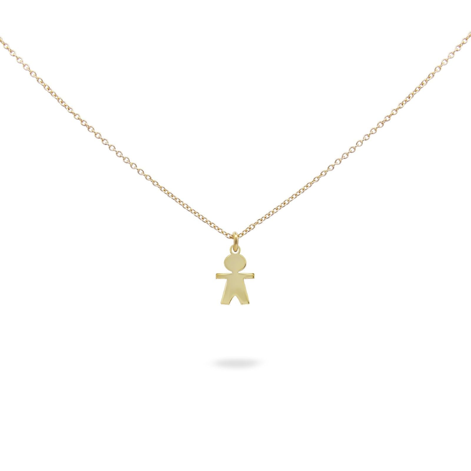 Collana donna Rue Des Mille I Sogni Son Desideri in argento dorato con bambino GR-1SOGG-MC-BIMBO-AU-1