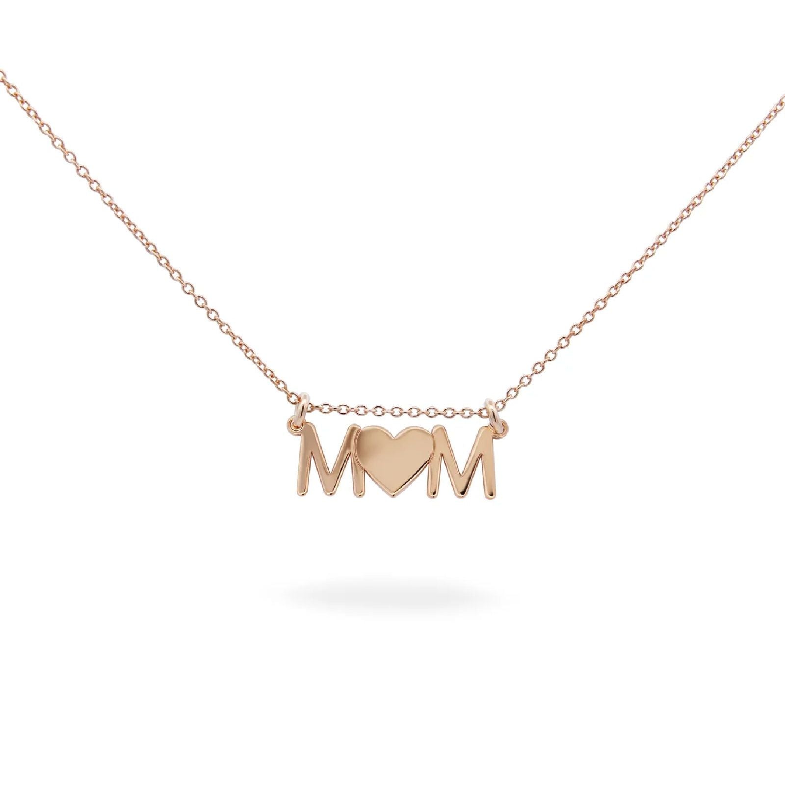 Collana donna Rue Des Mille Mum Selection in argento rosé con scritta mom GR-LAS-MOM-1