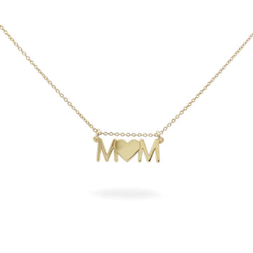 Collana donna Rue Des Mille Mum Selection in argento dorato con scritta mom GR-LAS-MOM-AU-1