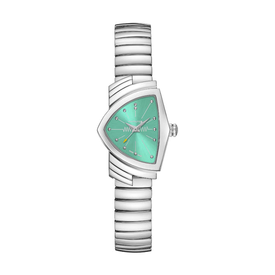 Orologio Hamilton Ventura S Quartz verde acqua da donna MISURA UNICA