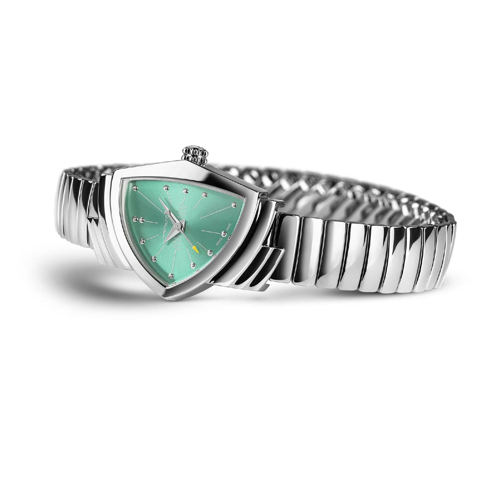 Orologio Hamilton Ventura S Quartz verde acqua da donna MISURA UNICA