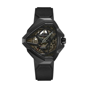 Orologio Hamilton Ventura Edge Skeleton di colore nero MISURA UNICA