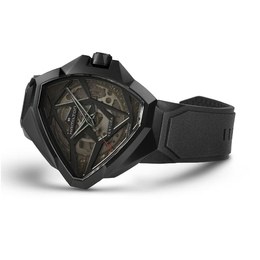 Orologio Hamilton Ventura Edge Skeleton di colore nero MISURA UNICA