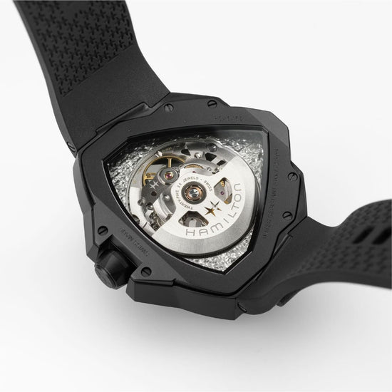 Orologio Hamilton Ventura Edge Skeleton di colore nero MISURA UNICA